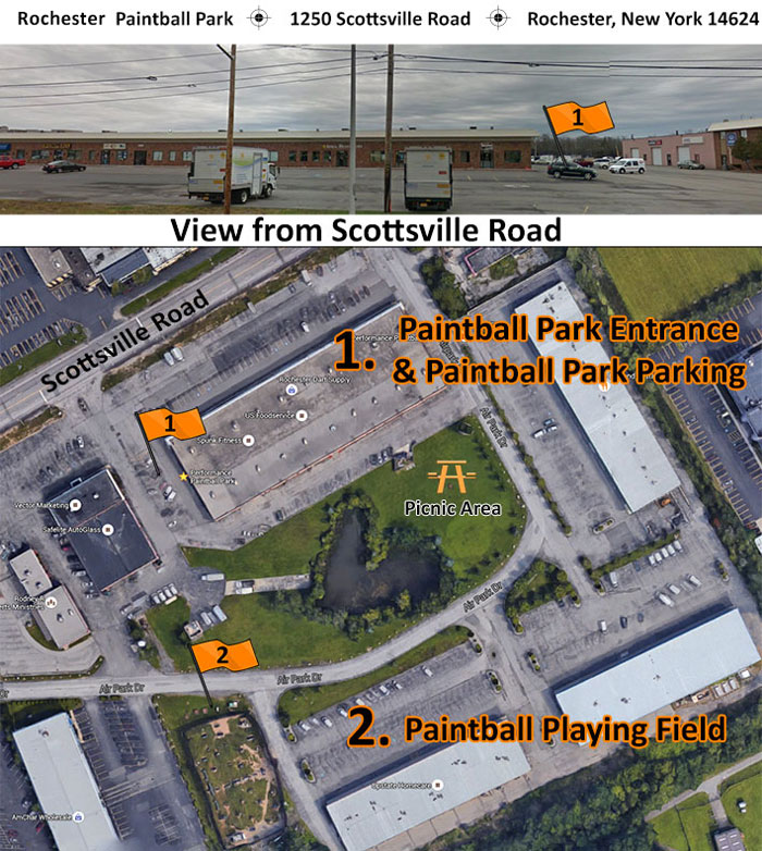 Paintball Field Map