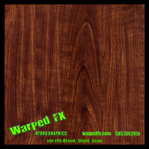 wfx 196 - Brown Wood Grain