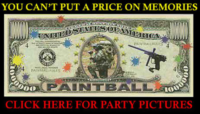 Click here for your Rochester Paintball party pictures, ENJOY!