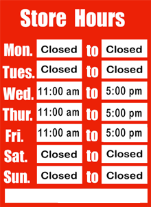 Store Hours