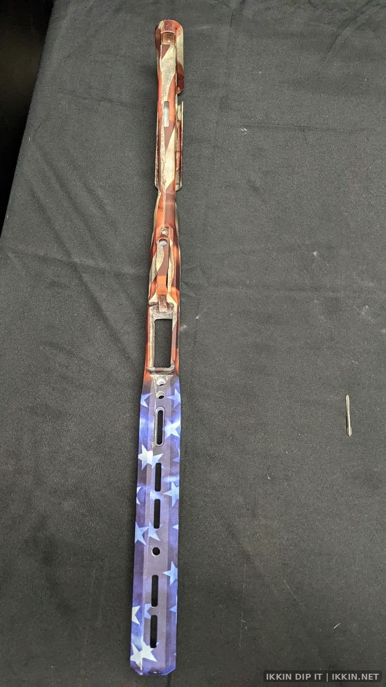 Project after hydrographic finish