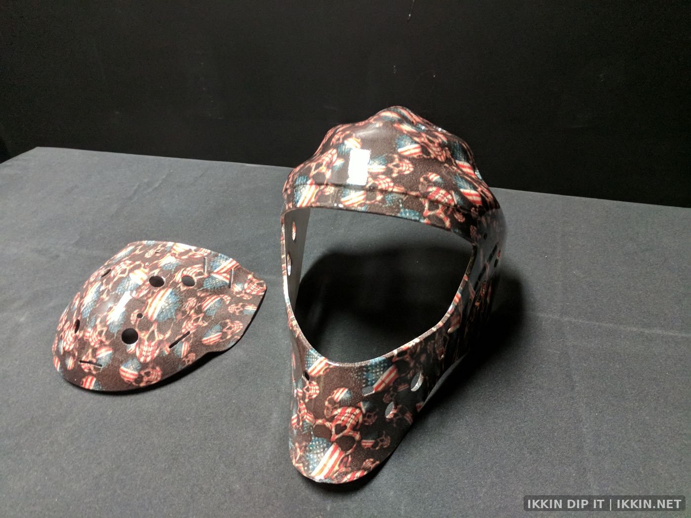 IKKIN Dip It Hydrographics — Goalie Masks project photo 4