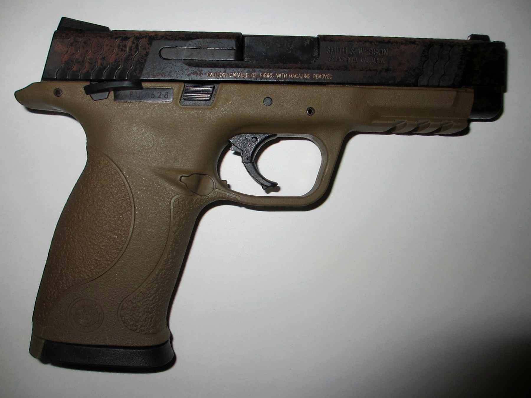 IKKIN Dip It rusted handgun restoration project photo 3