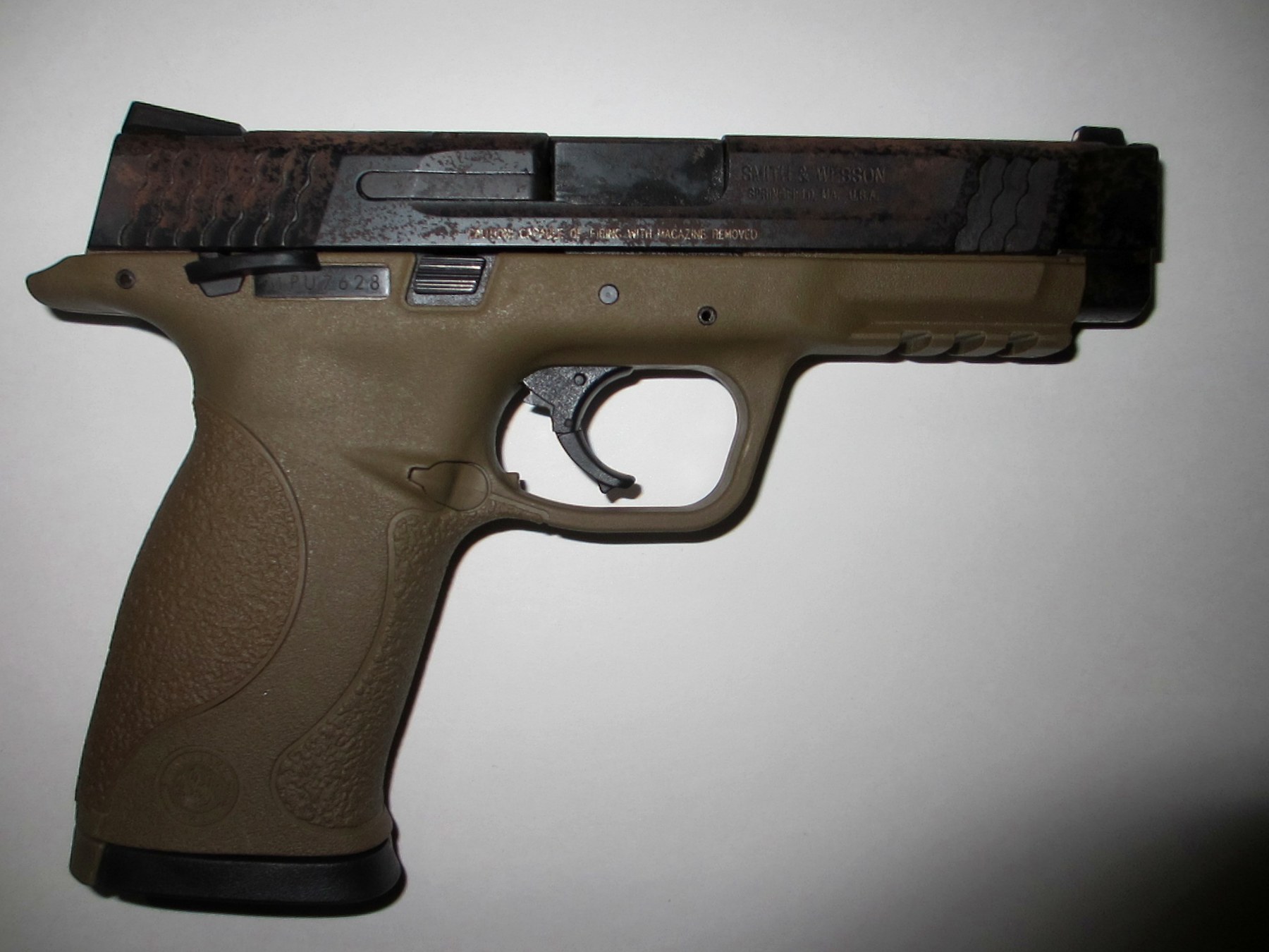 IKKIN Dip It rusted handgun restoration project photo 4