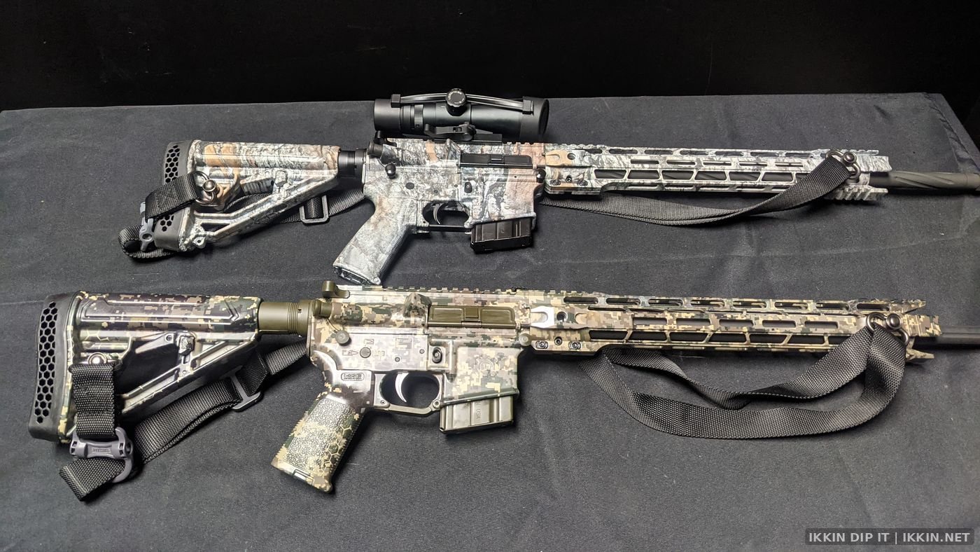 IKKIN Dip It Hydrographics — Long Guns project photo 9
