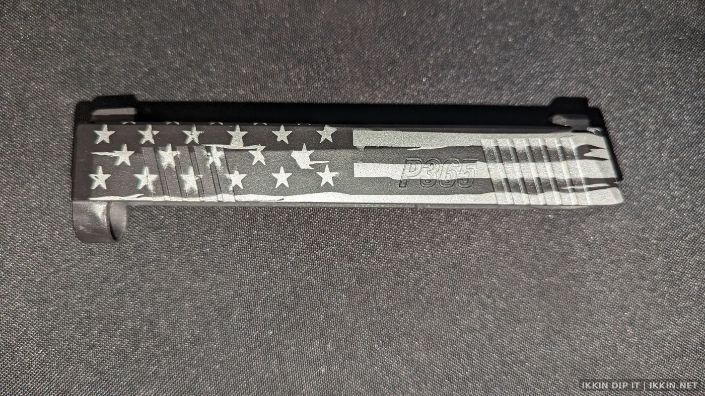 IKKIN Dip It Cerakote — Stencil Work project photo 1