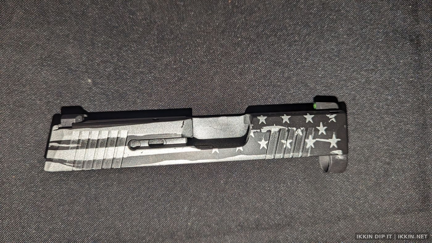 IKKIN Dip It Cerakote — Stencil Work project photo 2