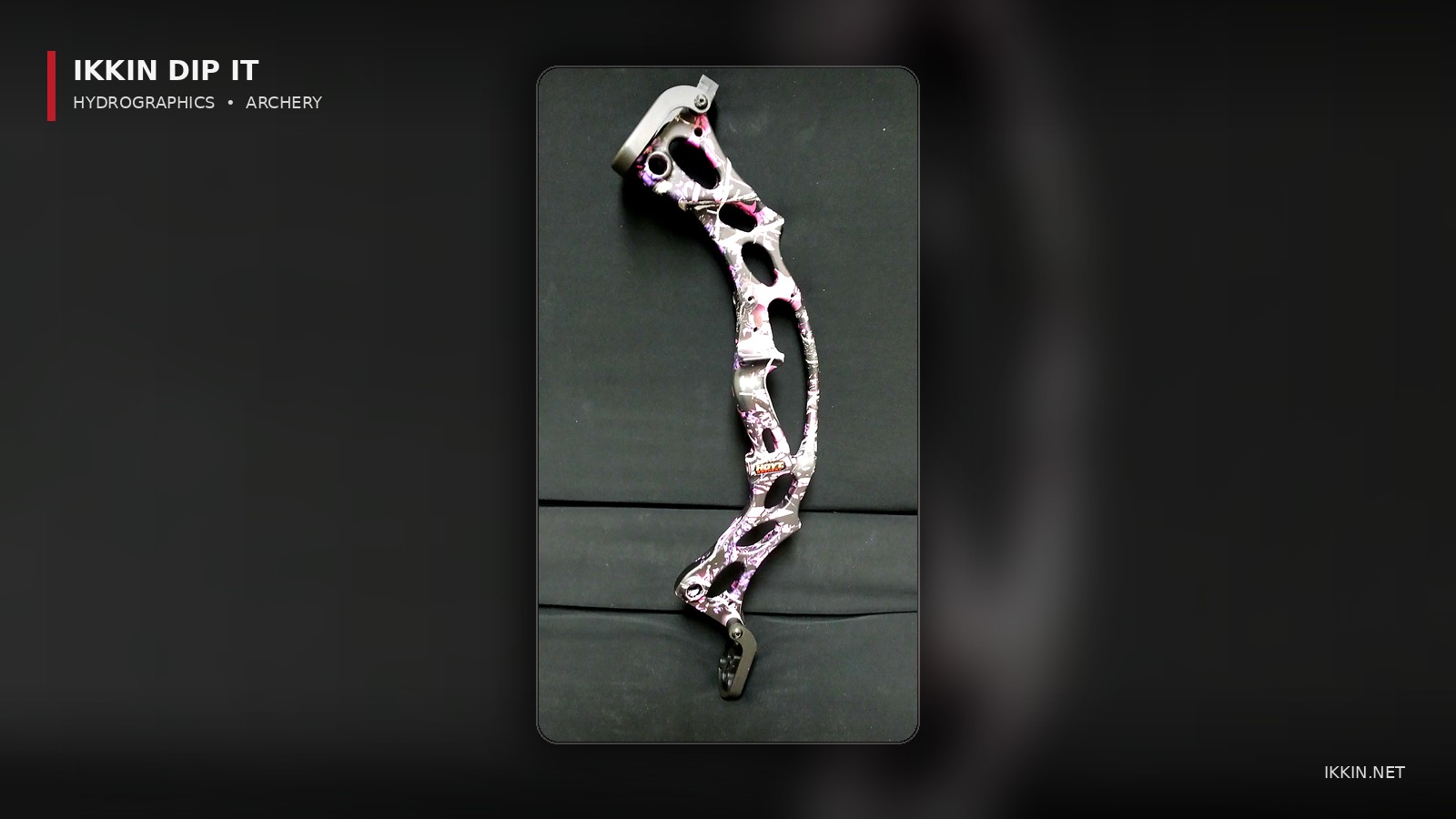 Hydrographics Archery Bow Riser