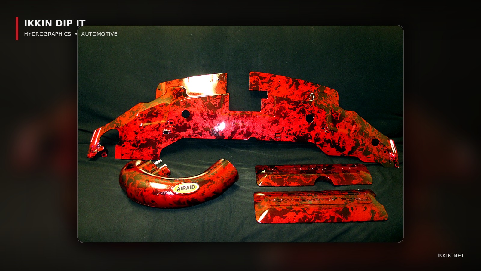IKKIN hydrographic automotive trim project